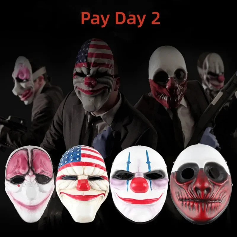 Party Games In Steam - Steam Game Pay Day 2, маска