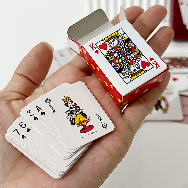 Party Games Juegos De Mesa - 5 шт. мини-покерные игральные карты для