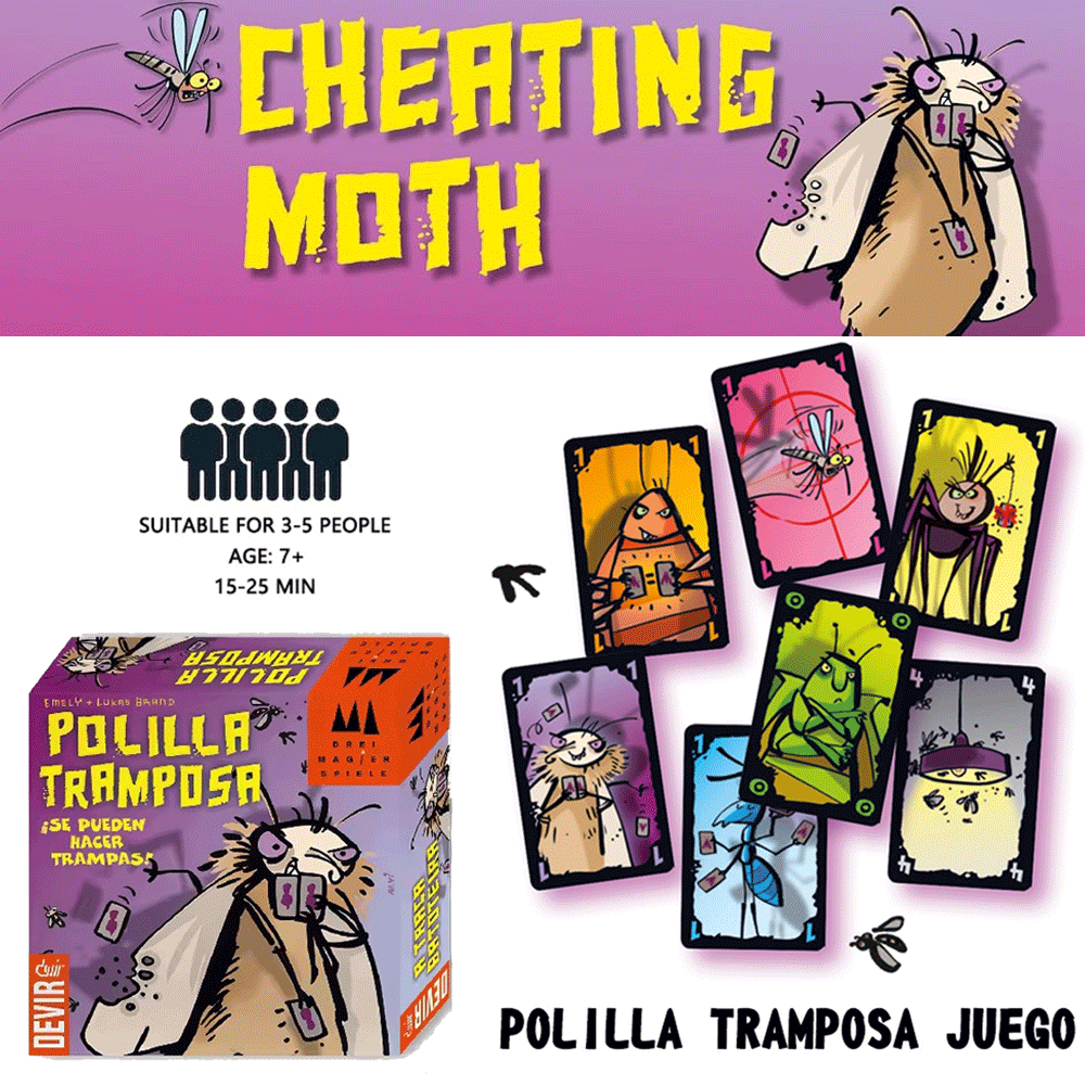 Party Games Juegos De Mesa - Настольные игры Polilla Tramposa The Cheating