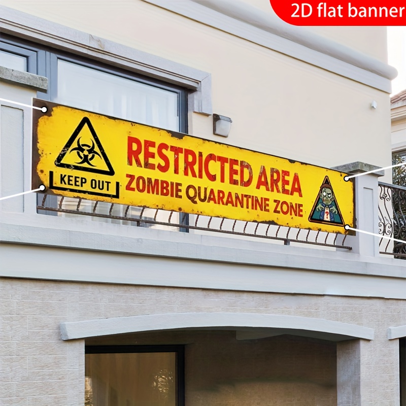 Один плоский 2D-баннер для укр – обзор и цена Zombie Party Games