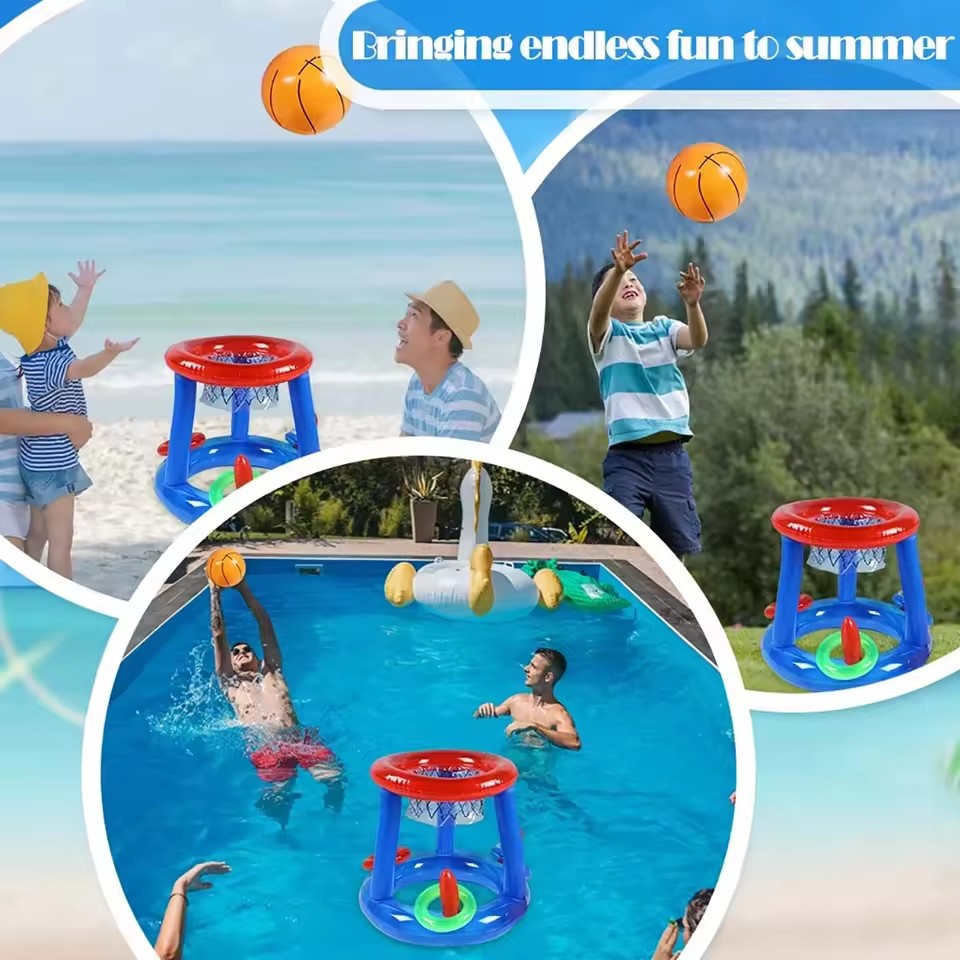 Надувная плавучая баскетбольна – обзор и цена Ring Toss Outdoor