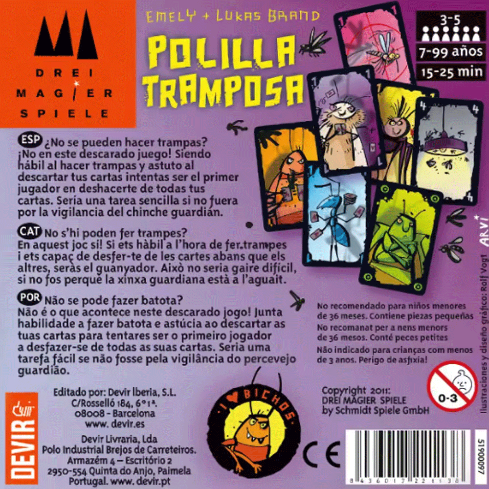 Настольные игры Polilla Trampo – обзор и цена Party Games Juegos De Mesa